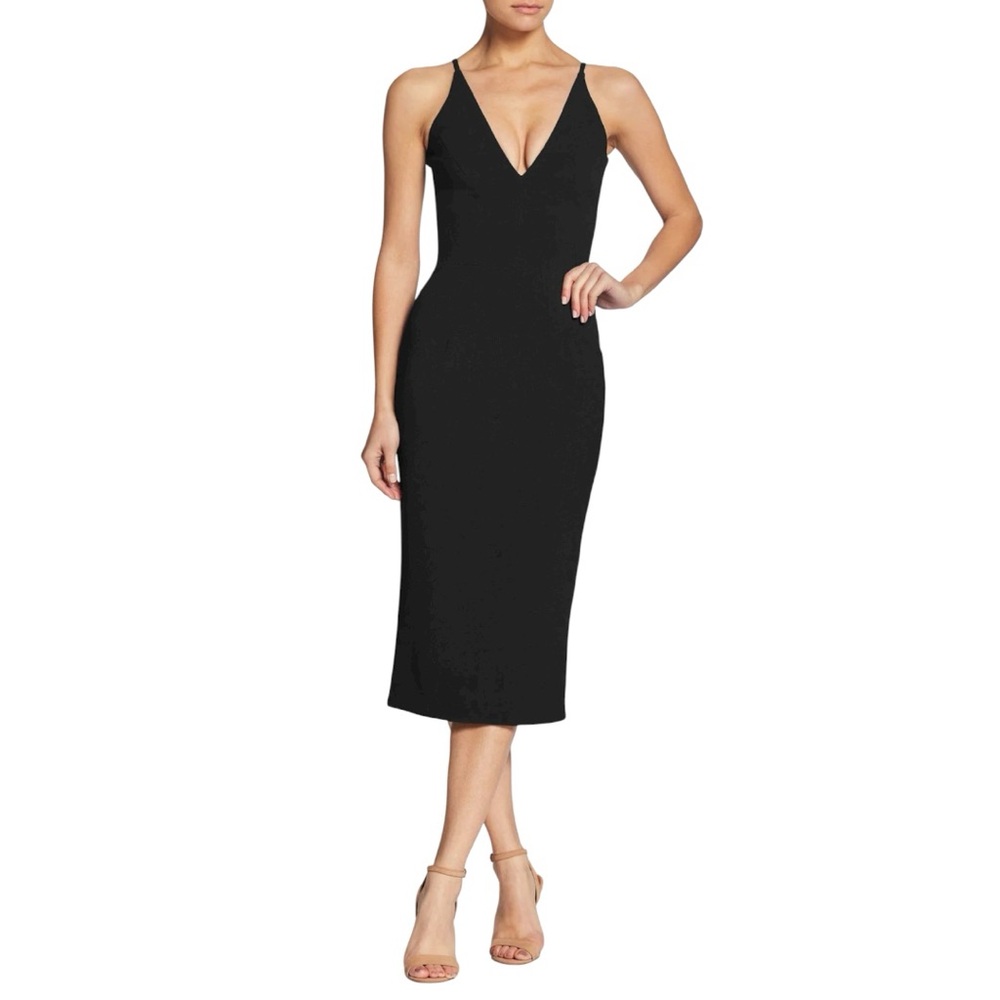 NWT Dress the Population Lyla Dress in Black ⚫️ Xl